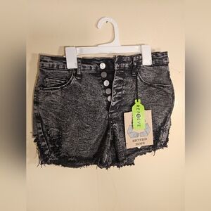 Banjara black distressed denim shorts size 7
(INV#6)